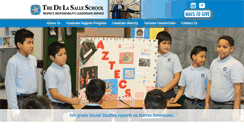 Desktop Screenshot of delasalleschool.org